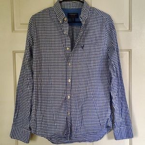 5 for $25 / American Eagle Plaid Blue Button Down
